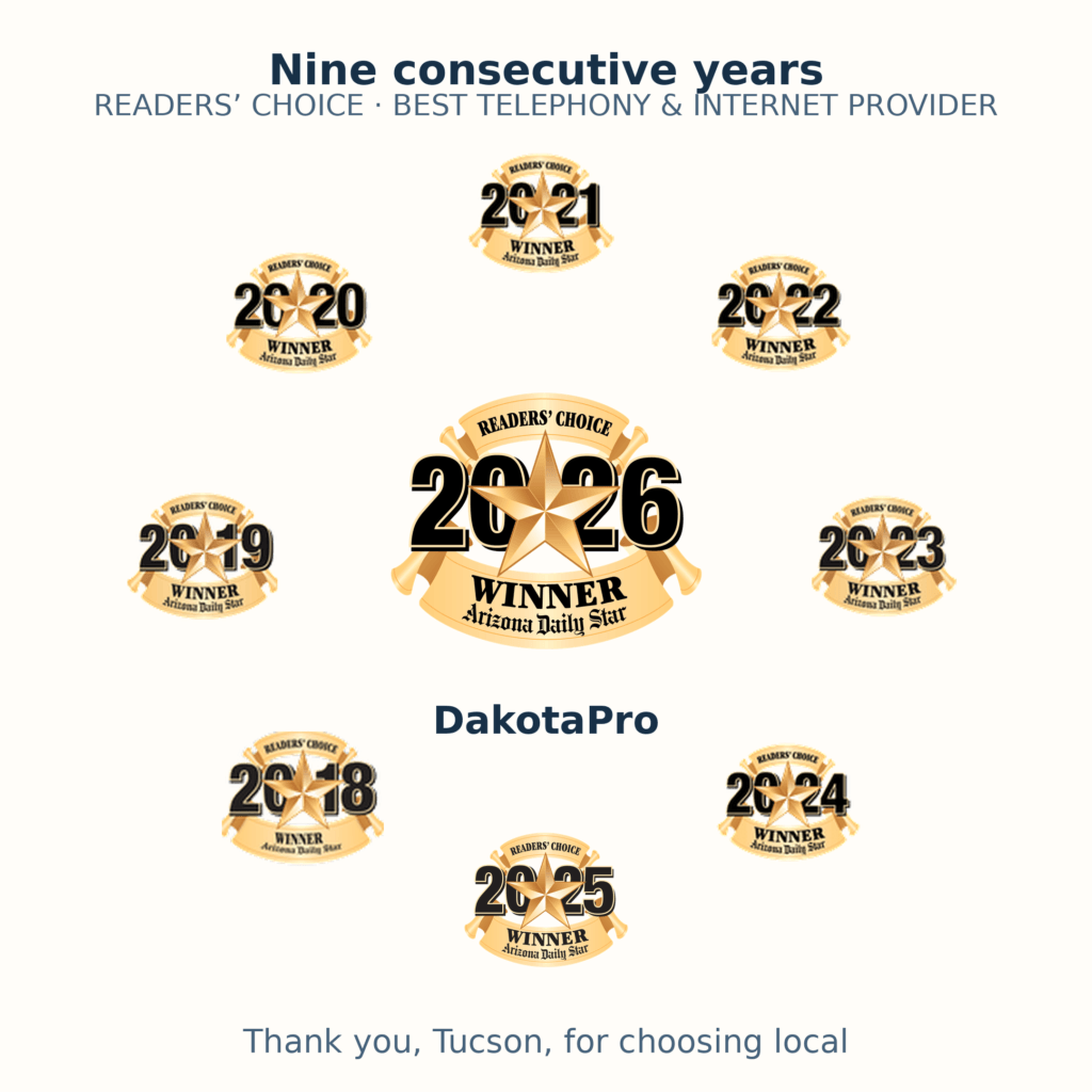 Reader's Choice - 9 consecutive years